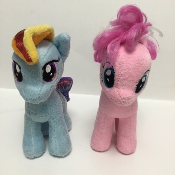 My Little Pony TY Plushies Rainbow Dash and Pinkie - Picture 12 of 12